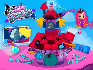 Cuplikan Layar Game Little Witches Magic Makeover
