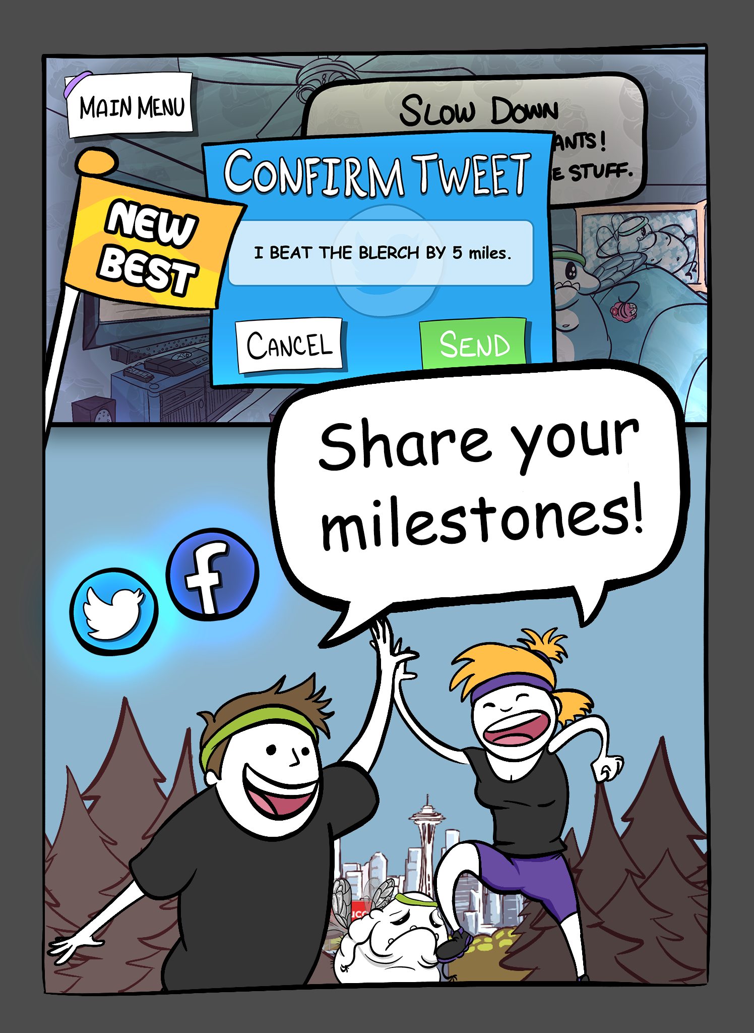 Beat the Blerch Game Screenshot