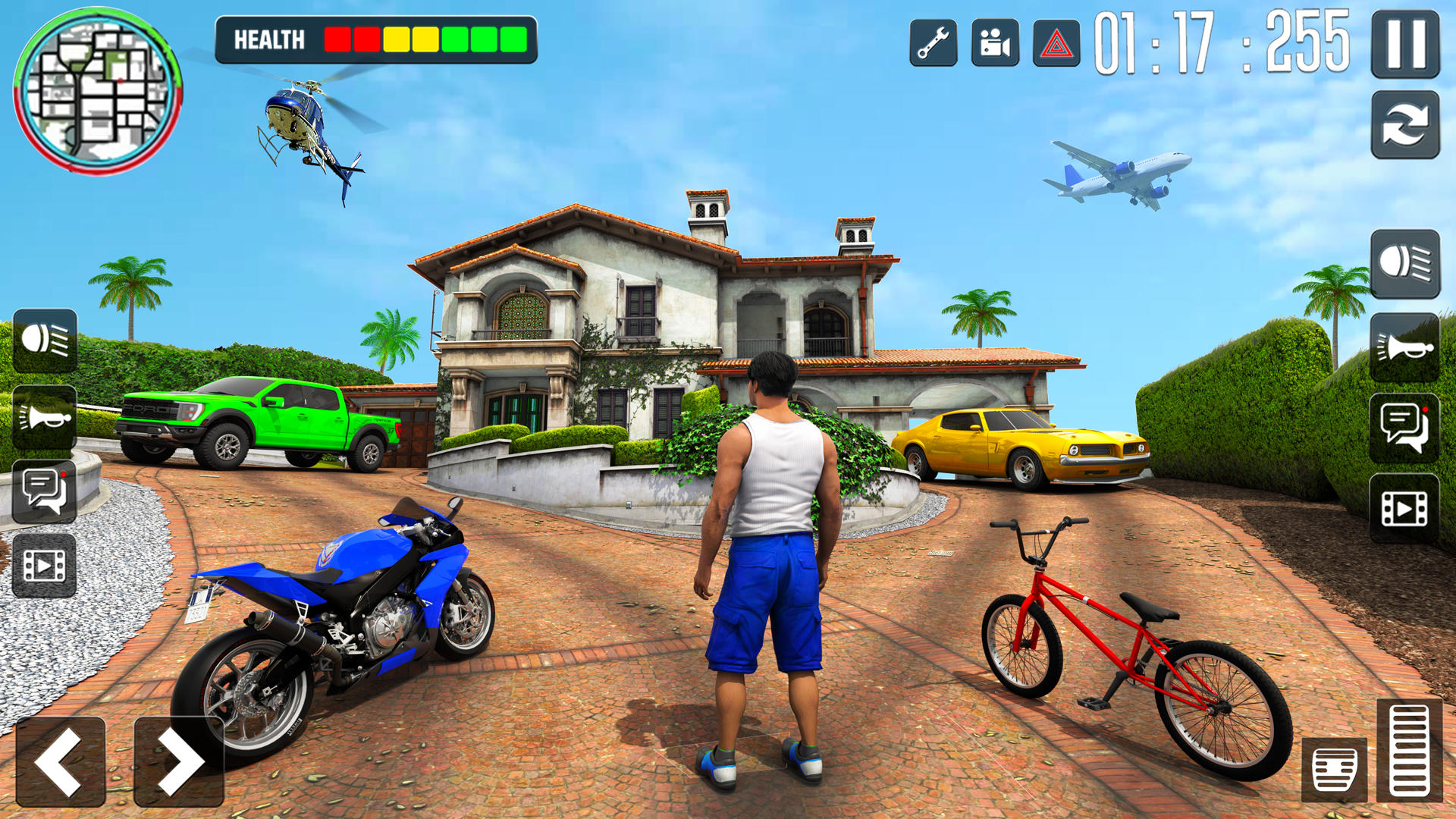 Скриншот игры Indian Bikes Driving 3D Game