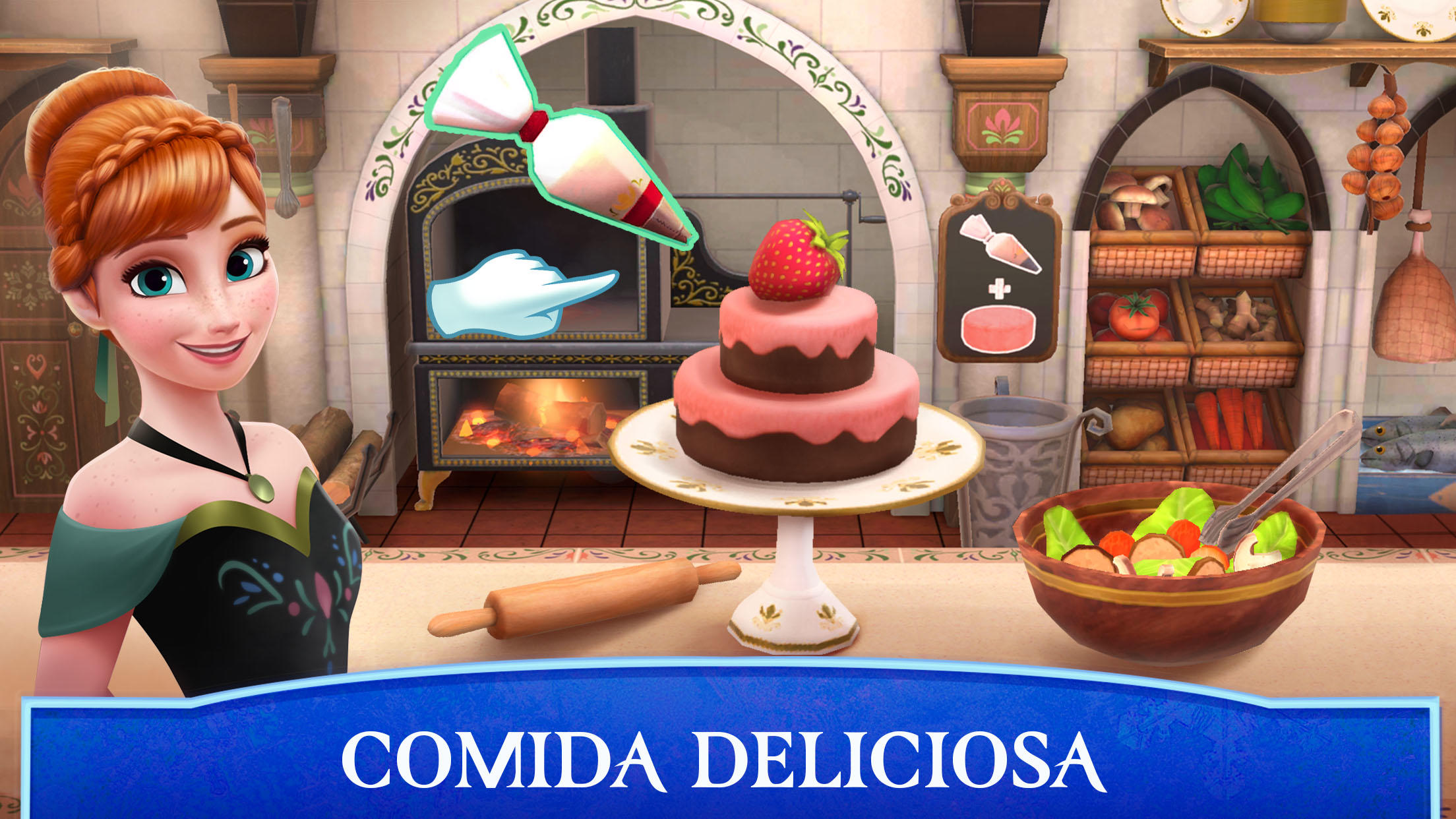 Captura de Tela do Jogo Disney Frozen: Castelo Real