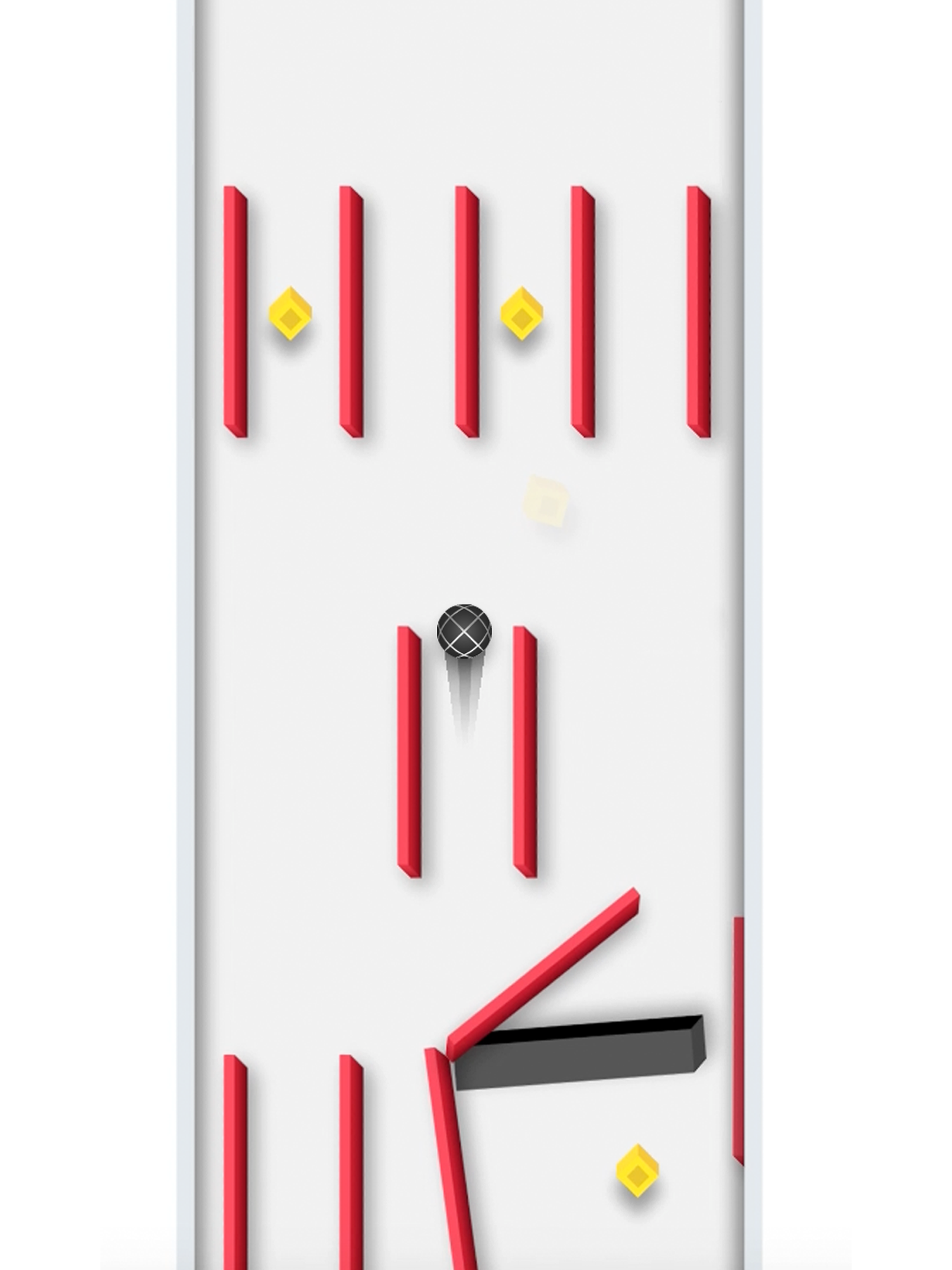 Color Bump 3D Balls - Avoid Red Balls Game Screenshot