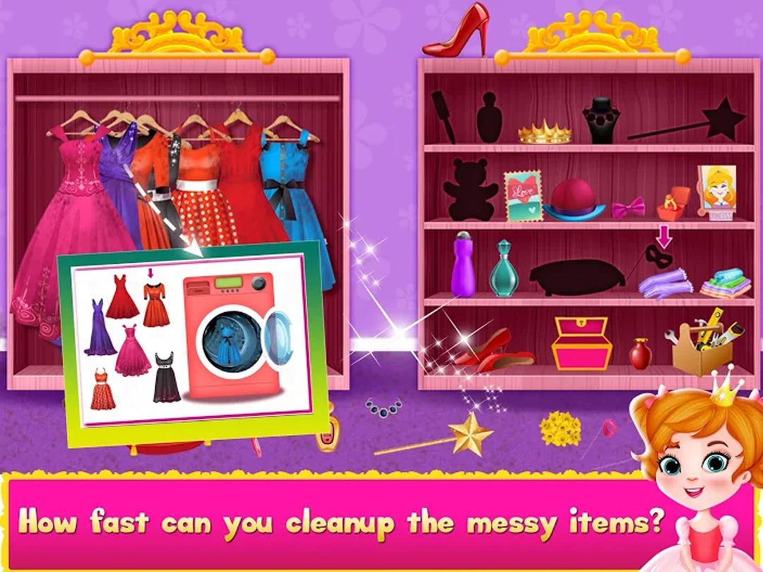 Cleaning games for Kids Girls screenshot game