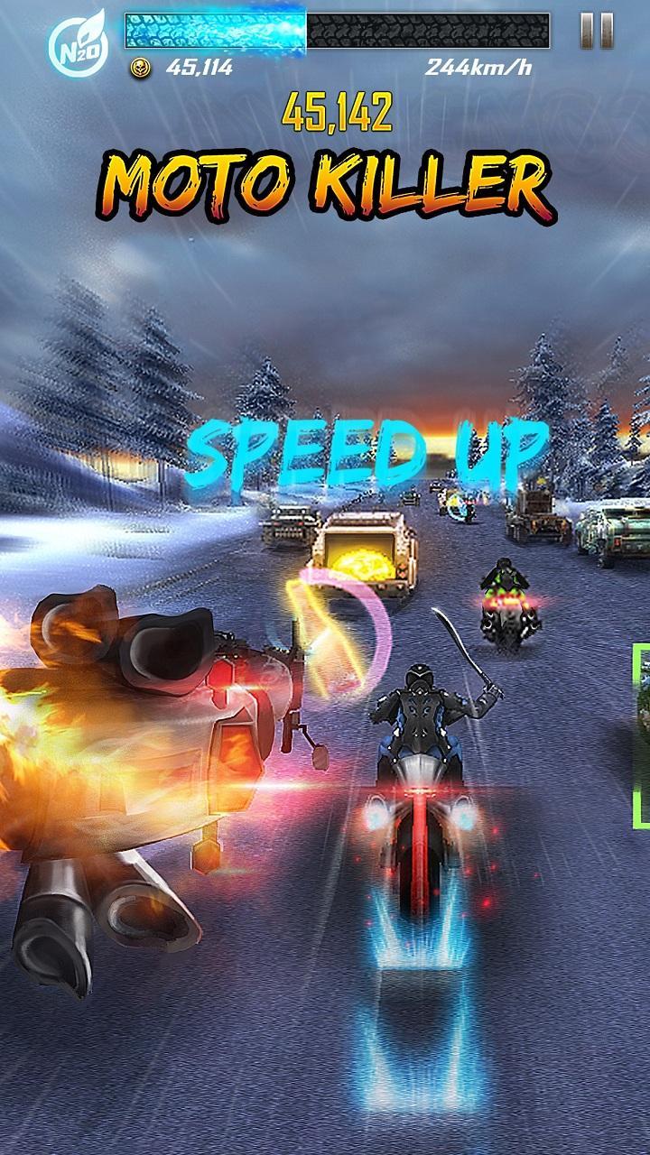 Screenshot 1 of Death Moto 5 : เกมแข่งรถ 1.0.22
