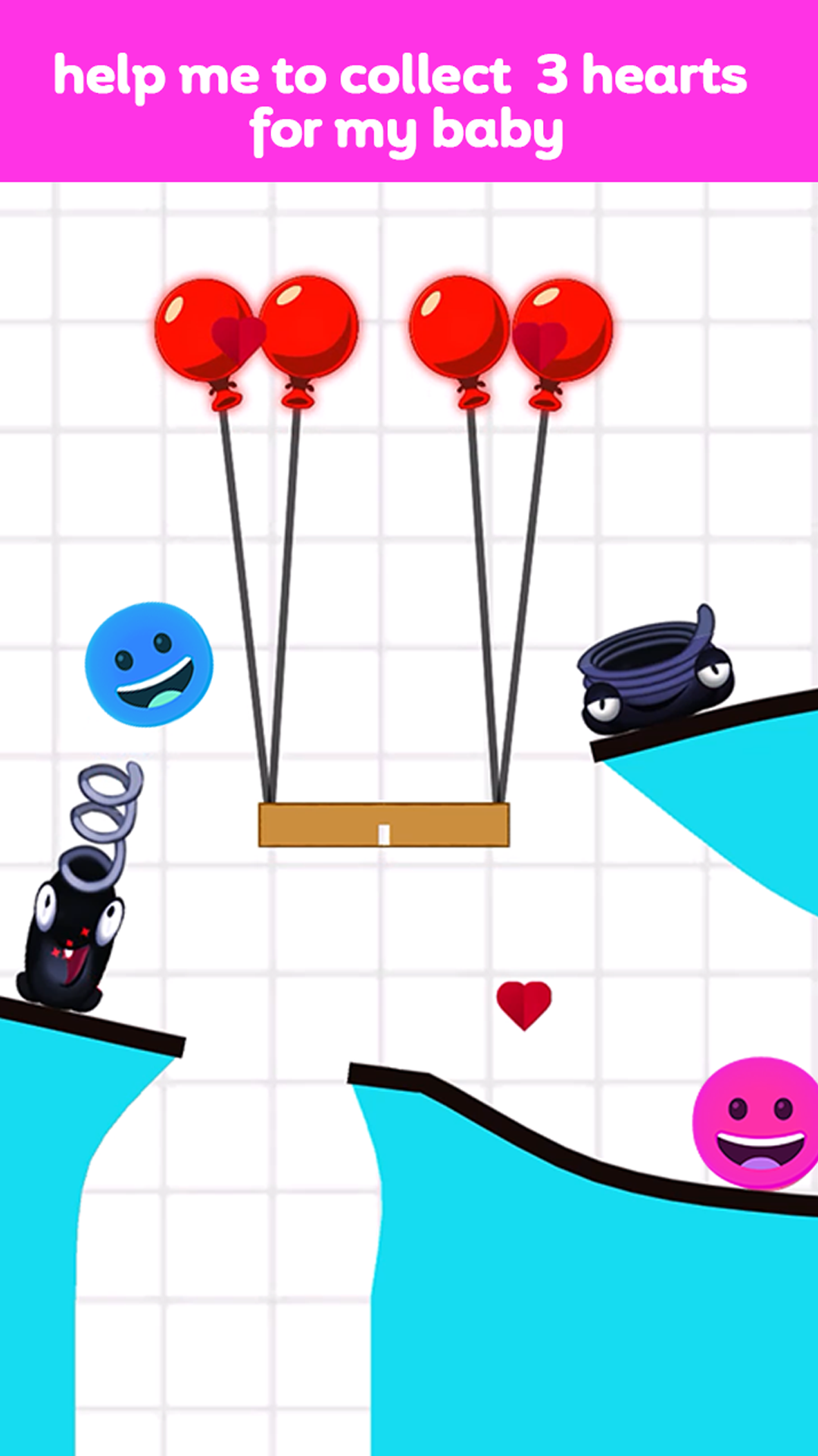 Rope Cut Balls Game Screenshot