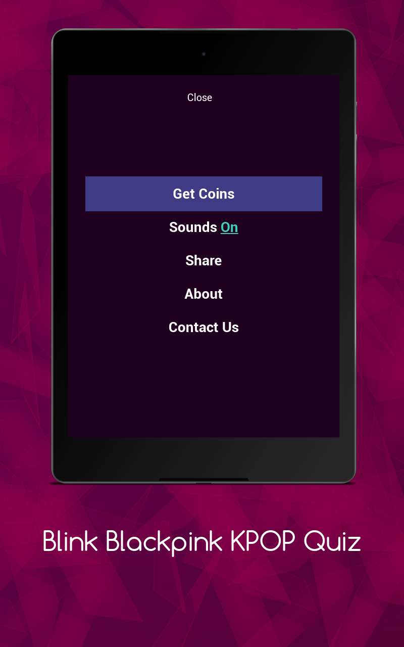 Screenshot of Blink Blackpink KPOP Quiz