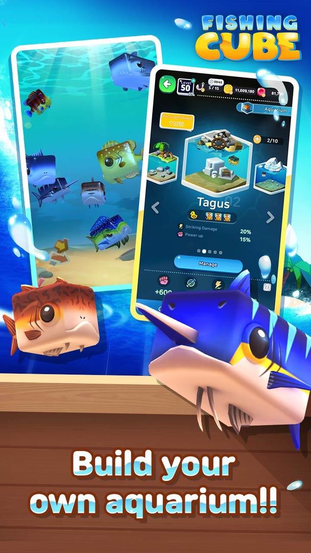 Screenshot of Fishing Cube