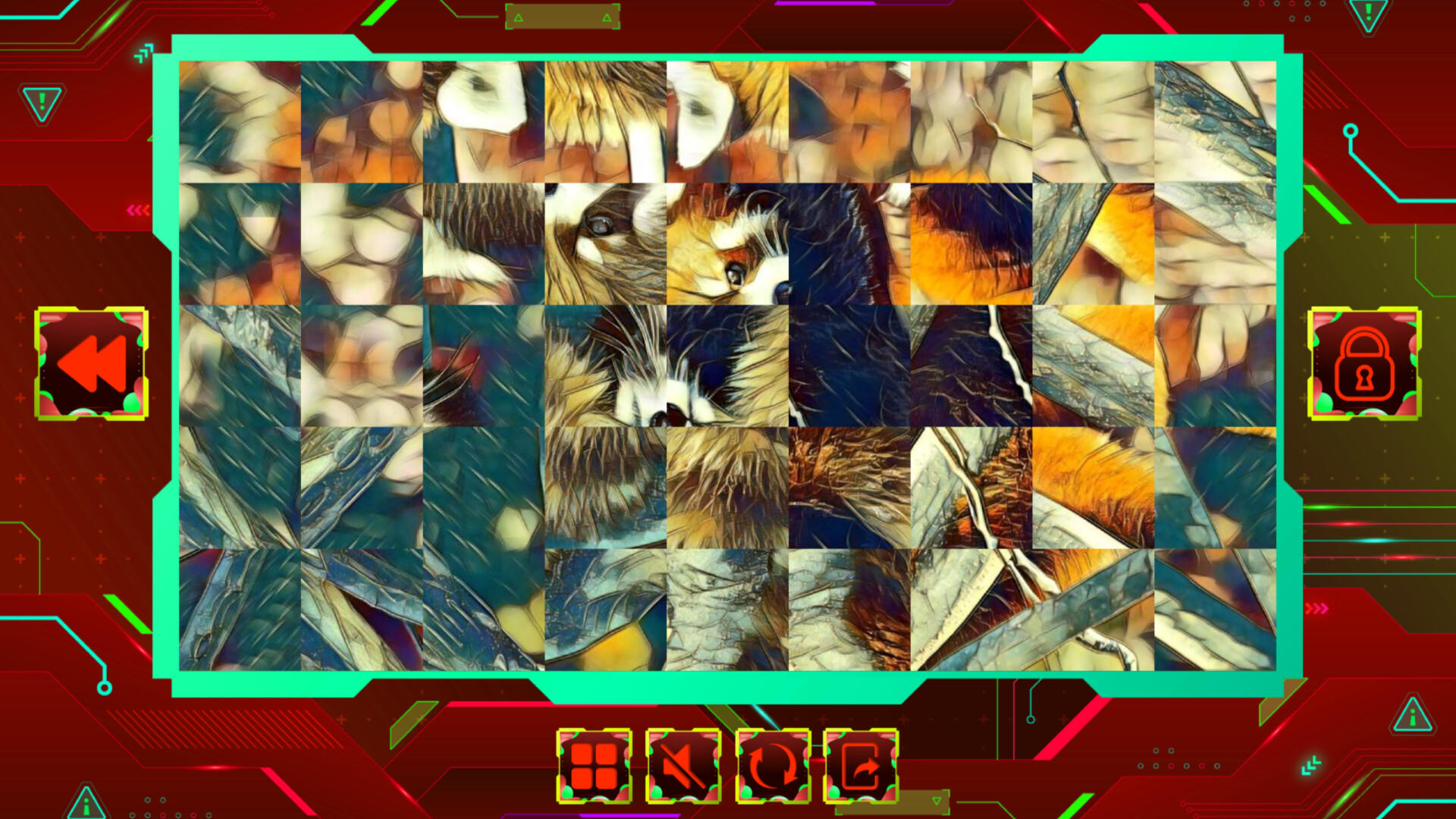 Twizzle Puzzle: Predators 게임 스크린 샷