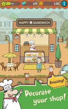 Happy Sandwich Cafe ภาพหน้าจอเกม