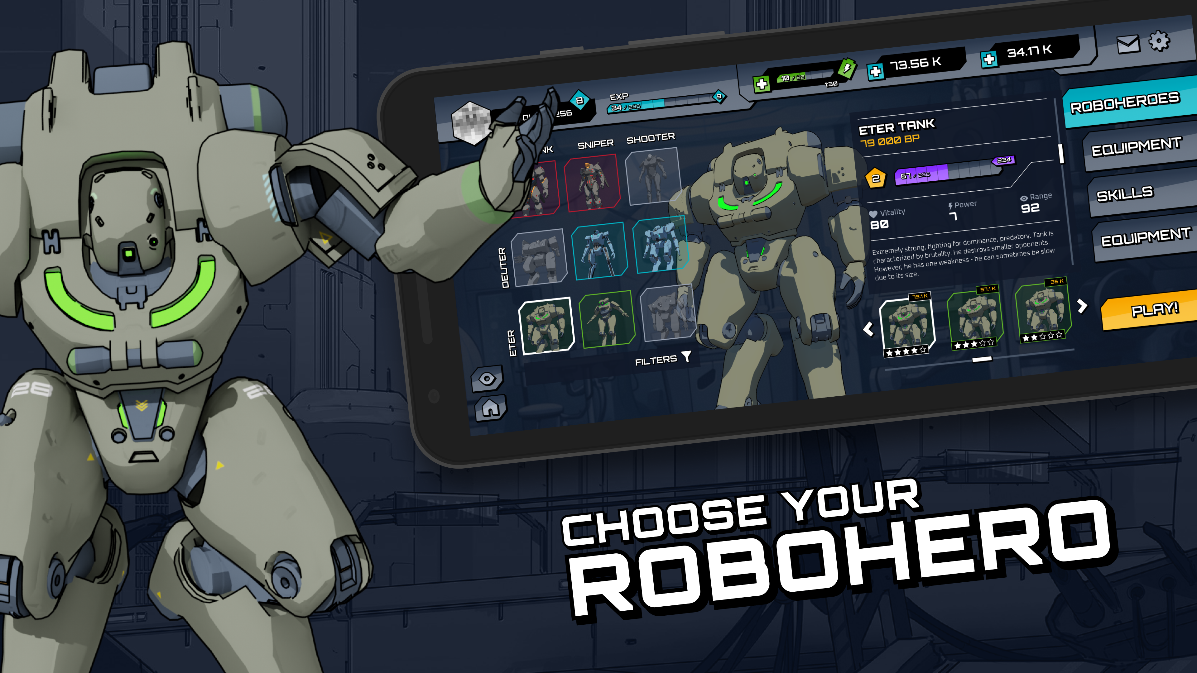 Screenshot 1 of RoboHero Mobile - Open Beta 2.0.6
