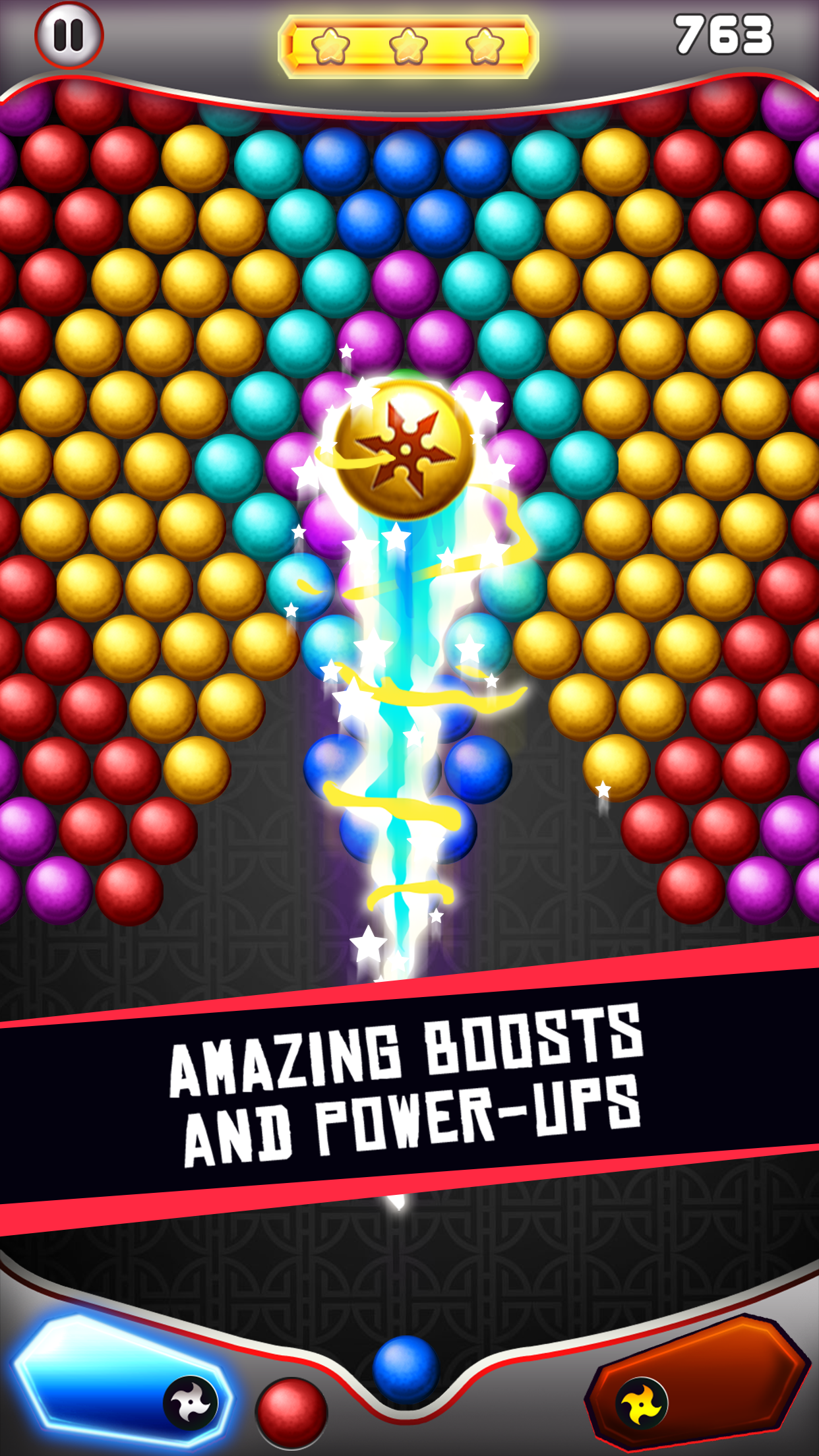 Bubble Shooter Ninja screenshot game