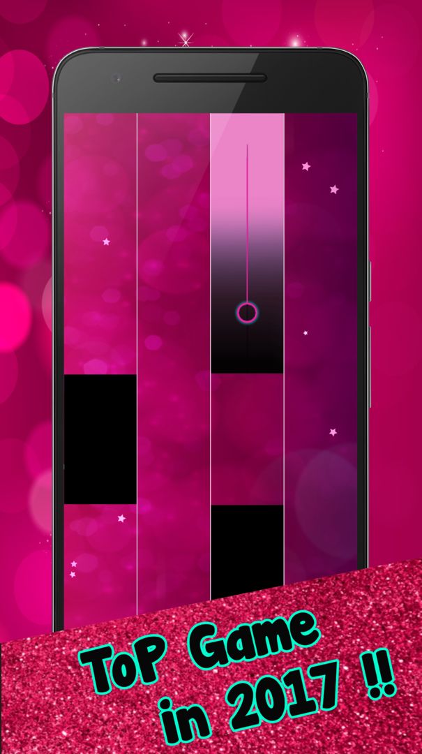 Pink Piano Tiles 2 ภาพหน้าจอเกม