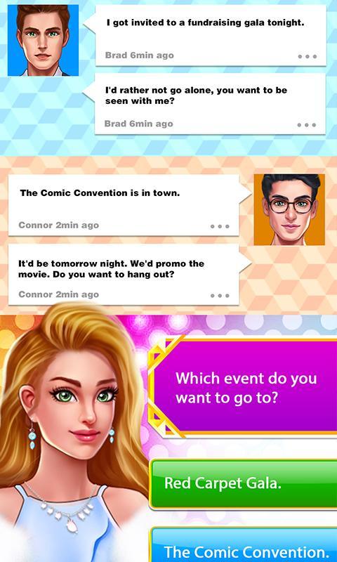 Cuplikan Layar Game Hollywood Love Story