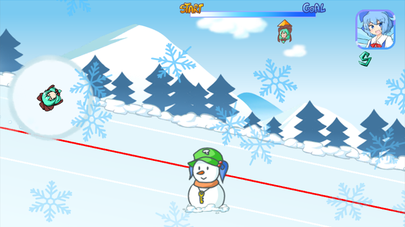 雛ちゃんSNOWTIME　【東方】 Game Screenshot