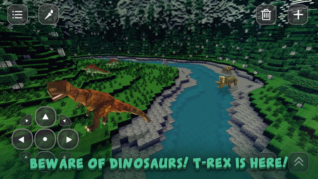 恐龍侏羅紀工藝探索 & 立方體進化3D遊戲截圖