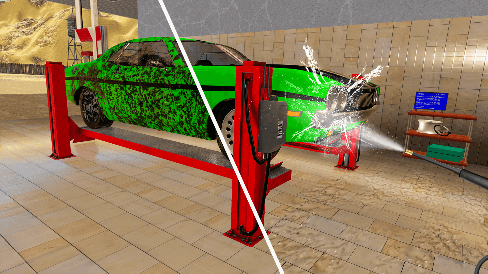 Gas Station Sim Junkyard Game Screenshot