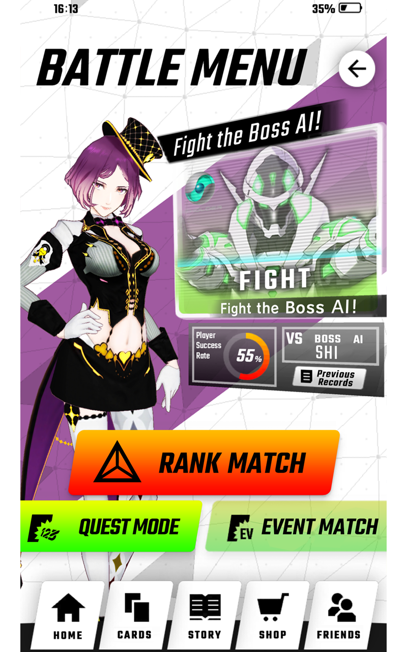ZENONZARD- Artificial Card Intelligence Game Screenshot