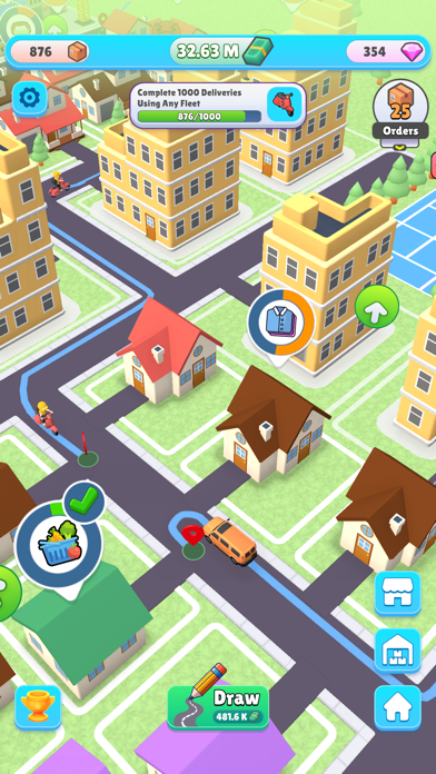 Скриншот игры City Delivery Tycoon