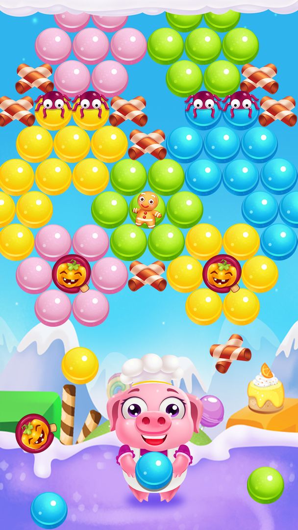 Pastry Bubble Pop Candy screenshot game