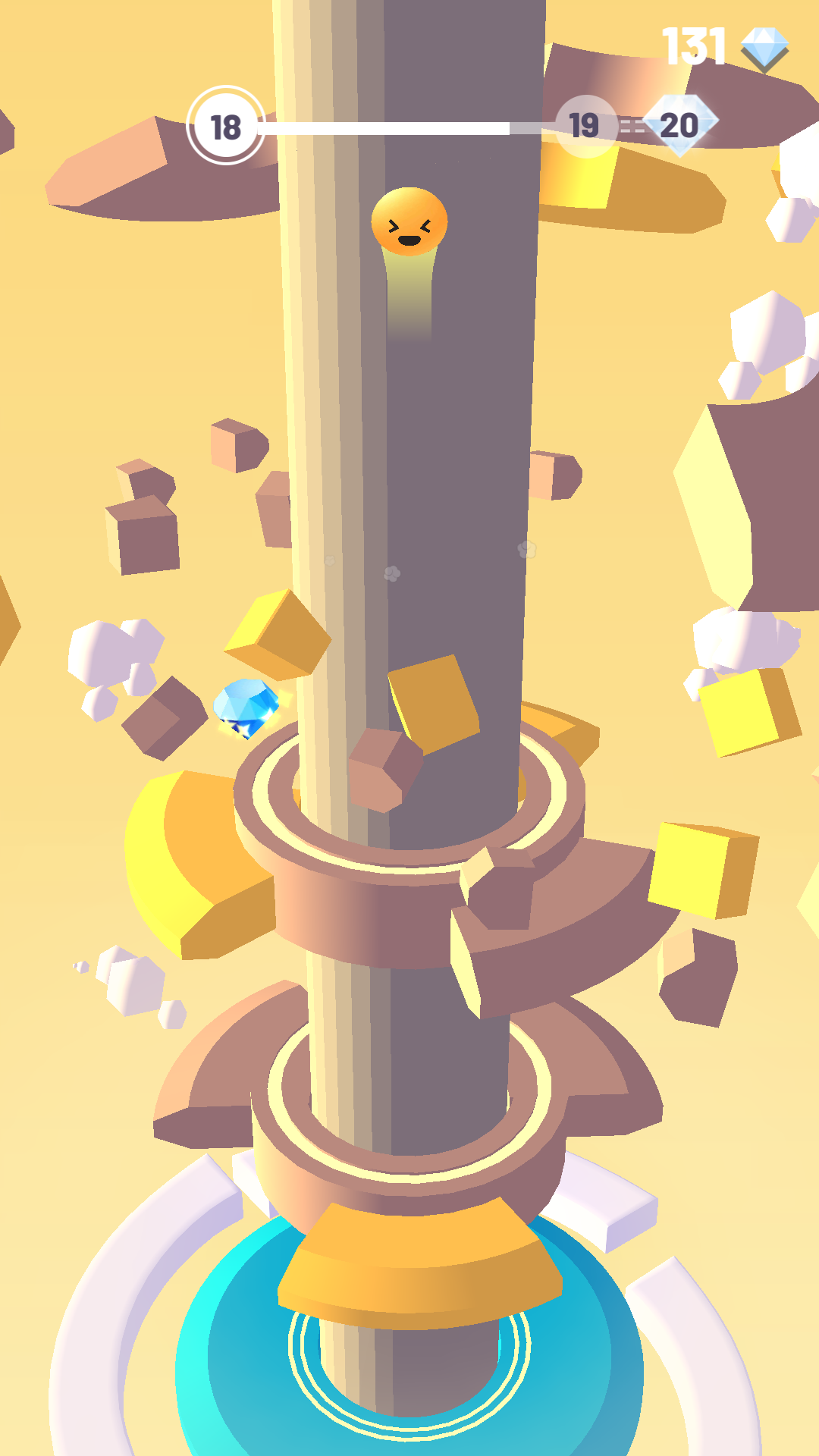 Captura de Tela do Jogo 跳个球球