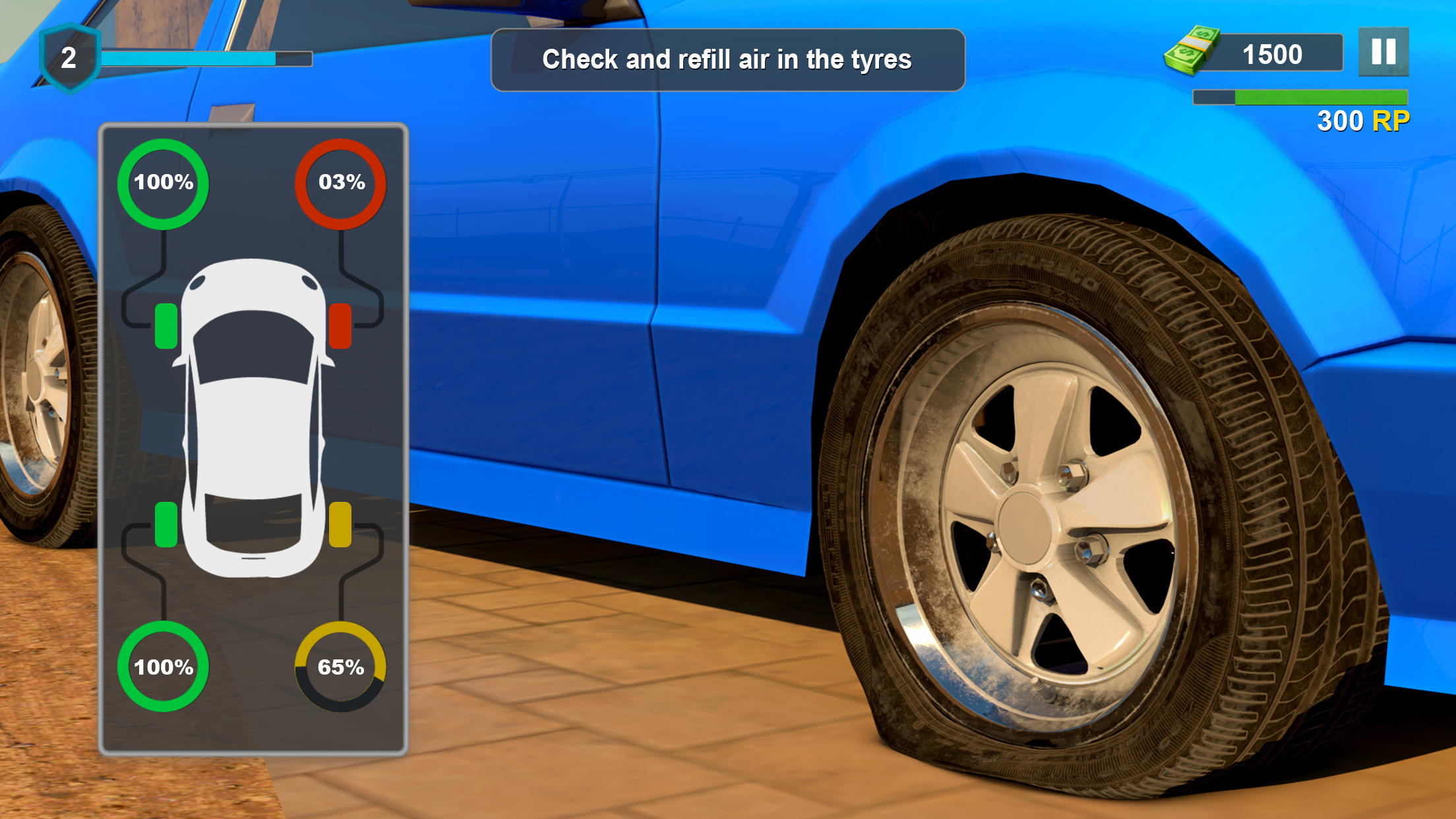Tire Shop: Car Mechanic Games Game Screenshot