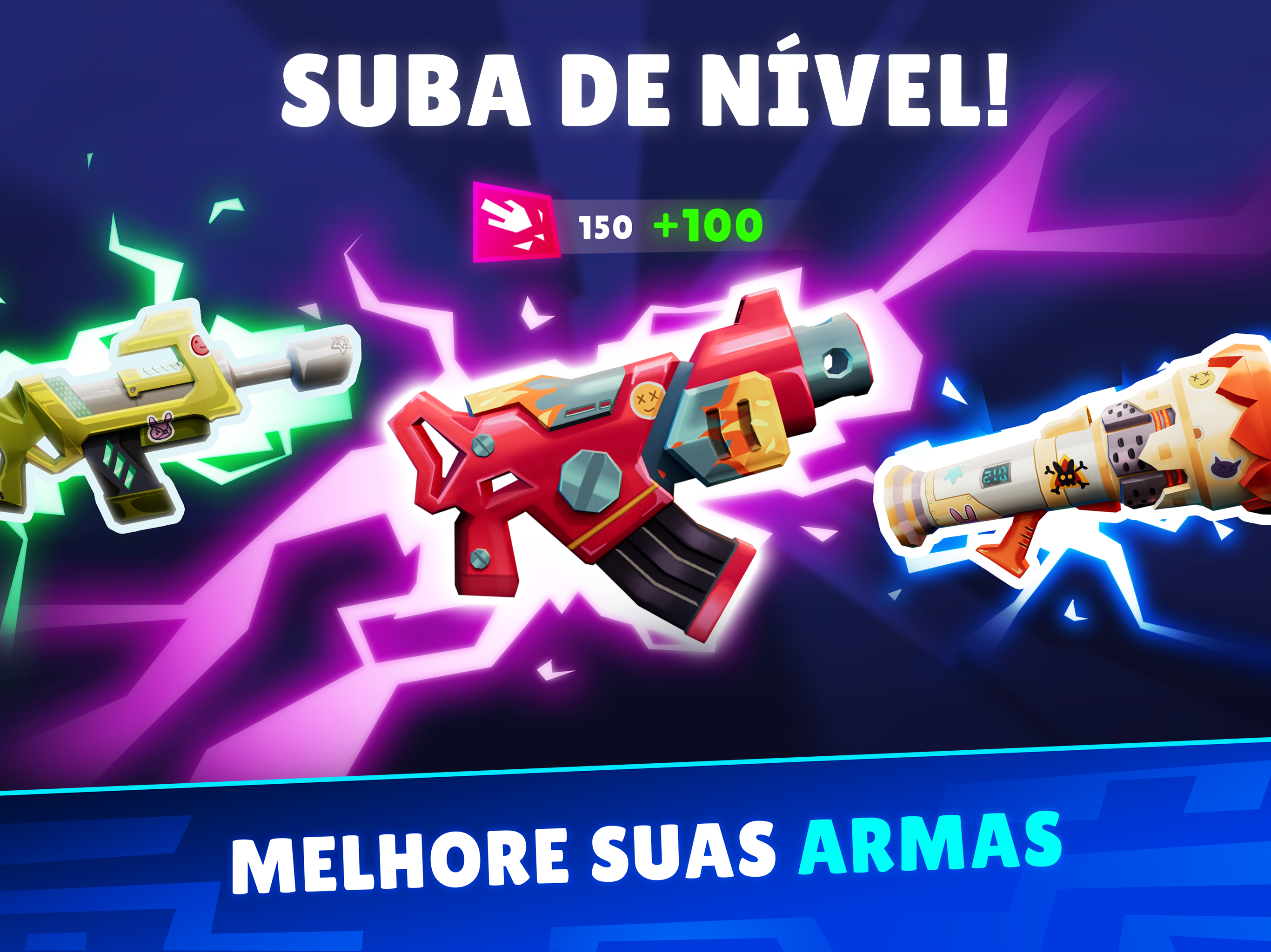 Captura de Tela do Jogo Bullet League - BATTLE ROYALE