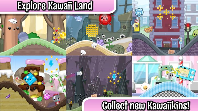 Kawaii Slide screenshot game