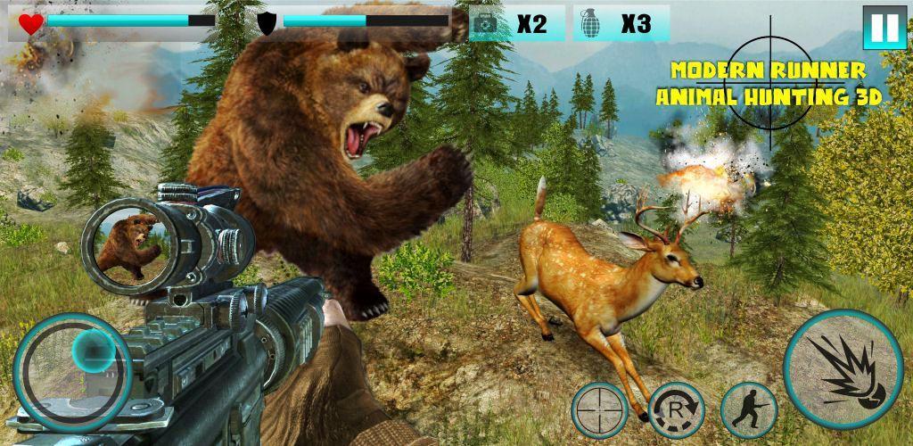 Banner of जंगल जंगली जानवरों का शिकार: एफपीएस शूटिंग गेम्स 1.0.2