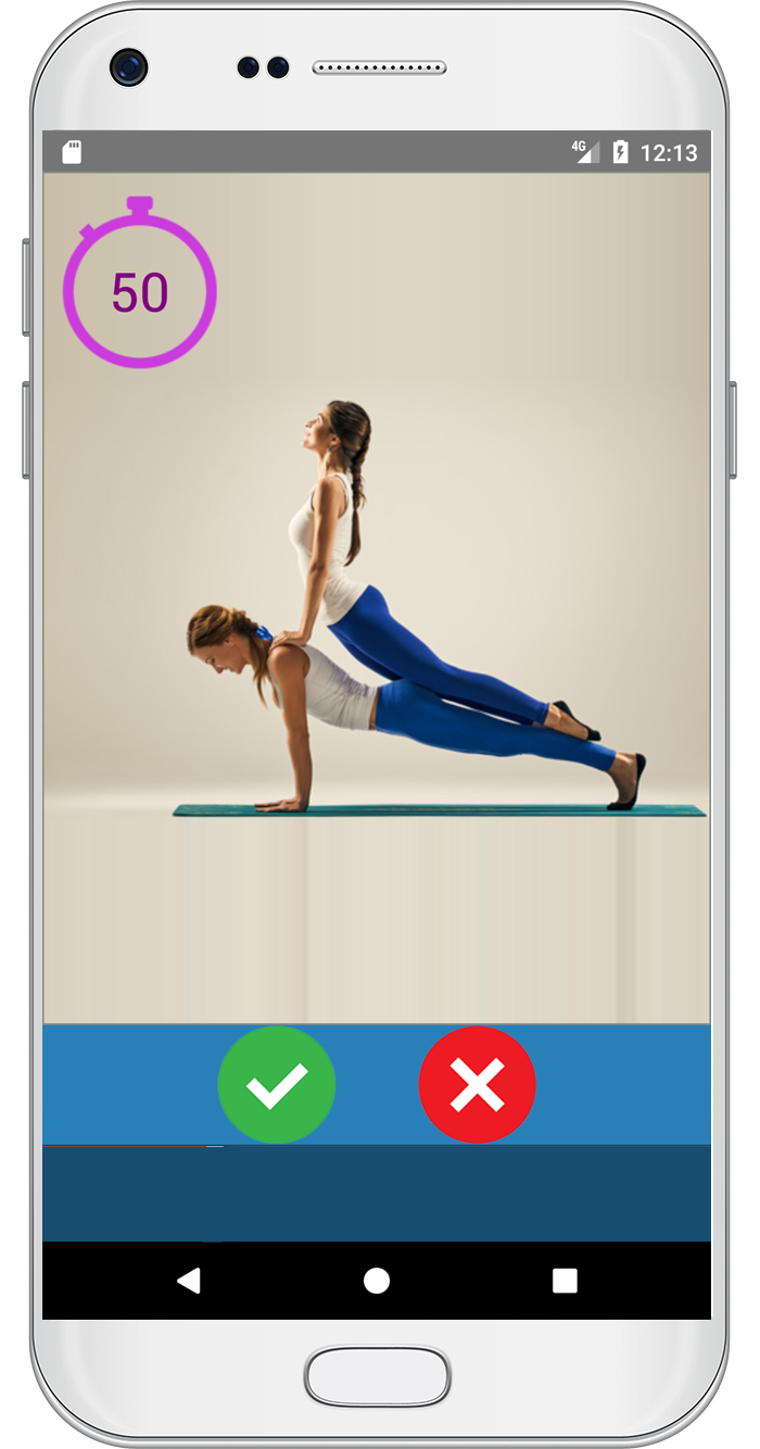 Yoga Challenge App Game Screenshot