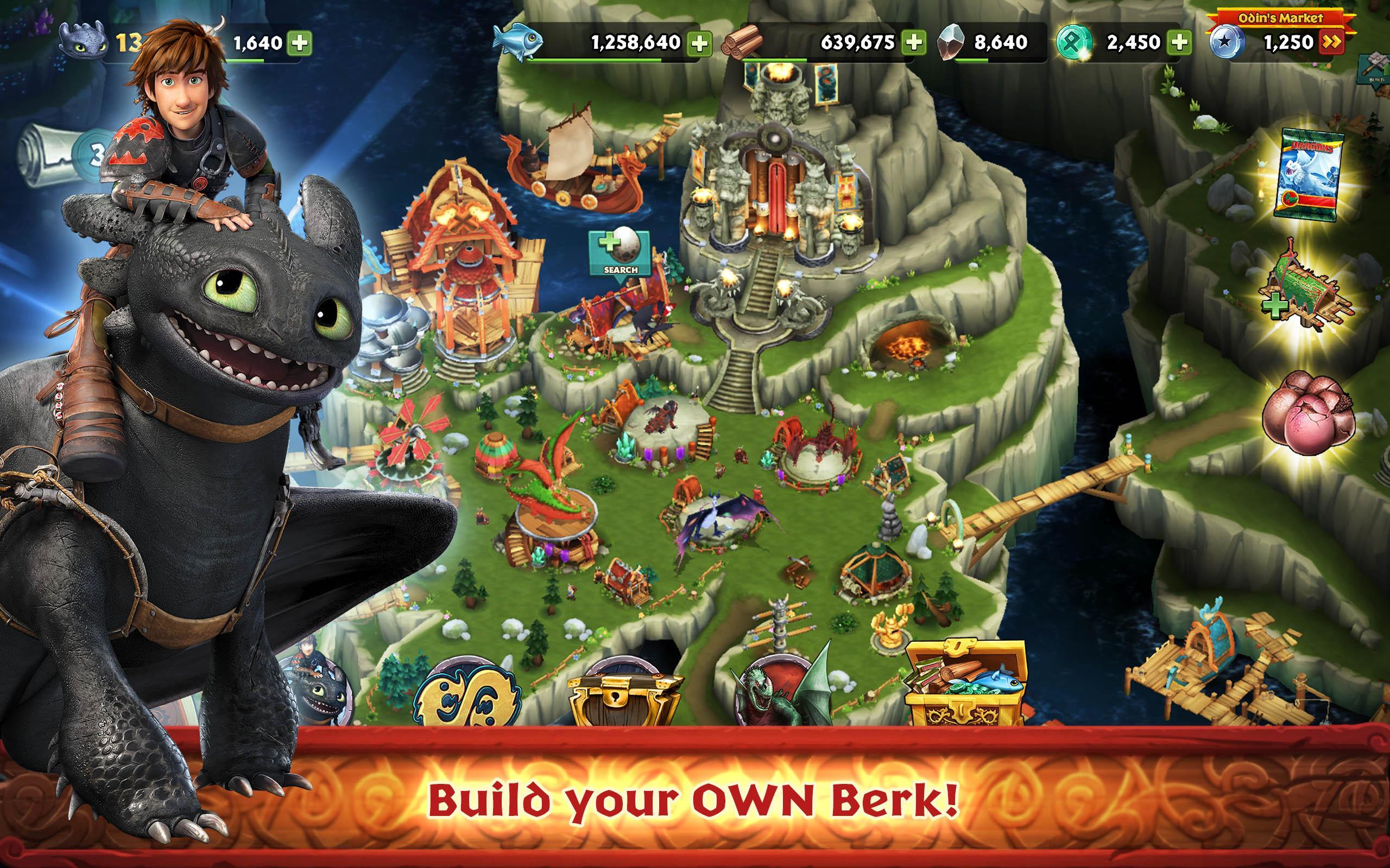 Dragons: Rise of Berk 遊戲截圖