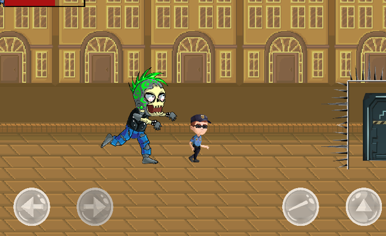 Police Vs Zombie Game Screenshot