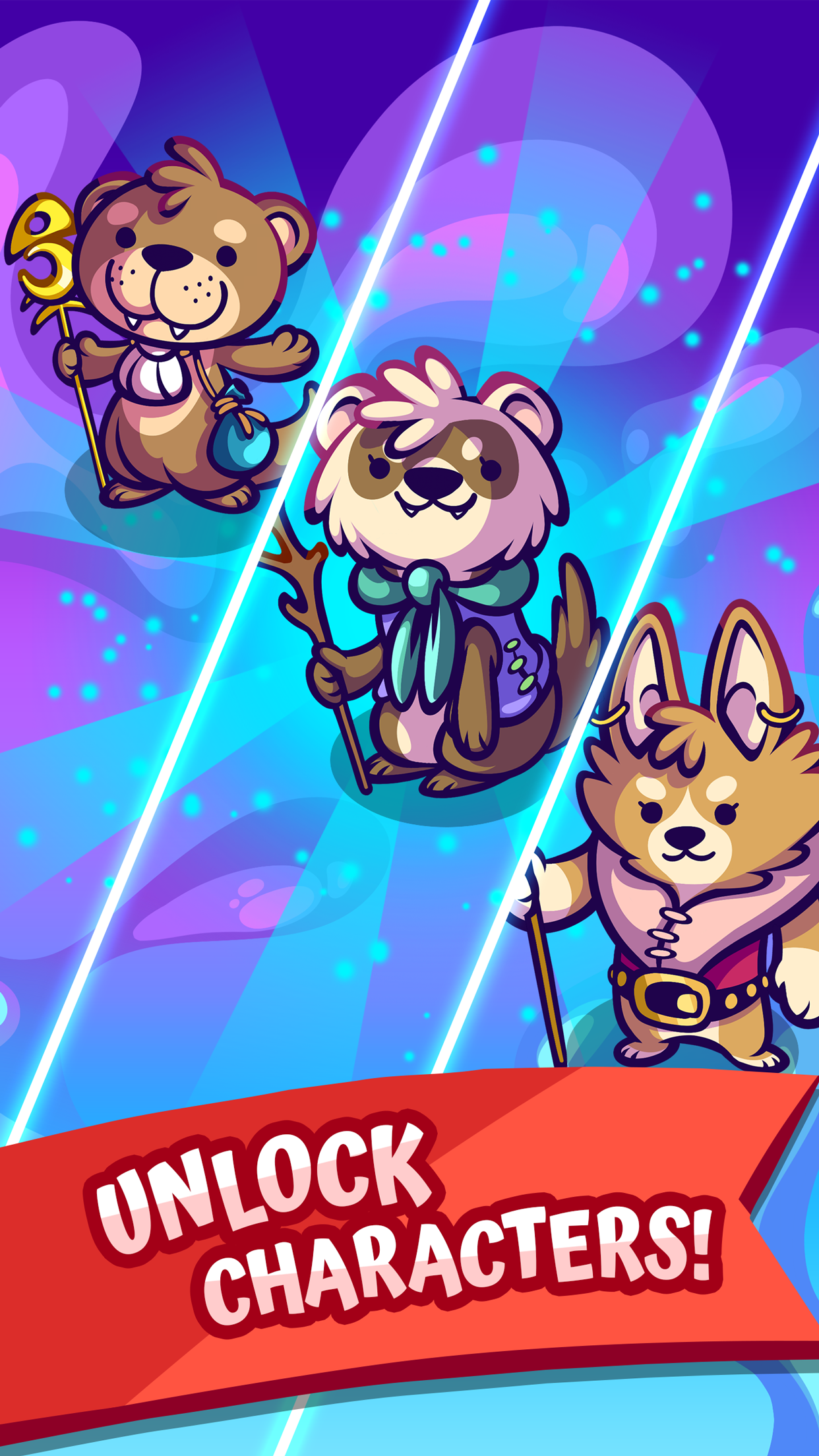 Merge Kawaii Wizards - Merge Games 2020 Game Screenshot