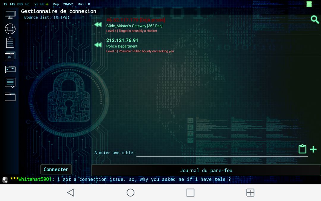 Screenshot of Hackerz - MMO simulator