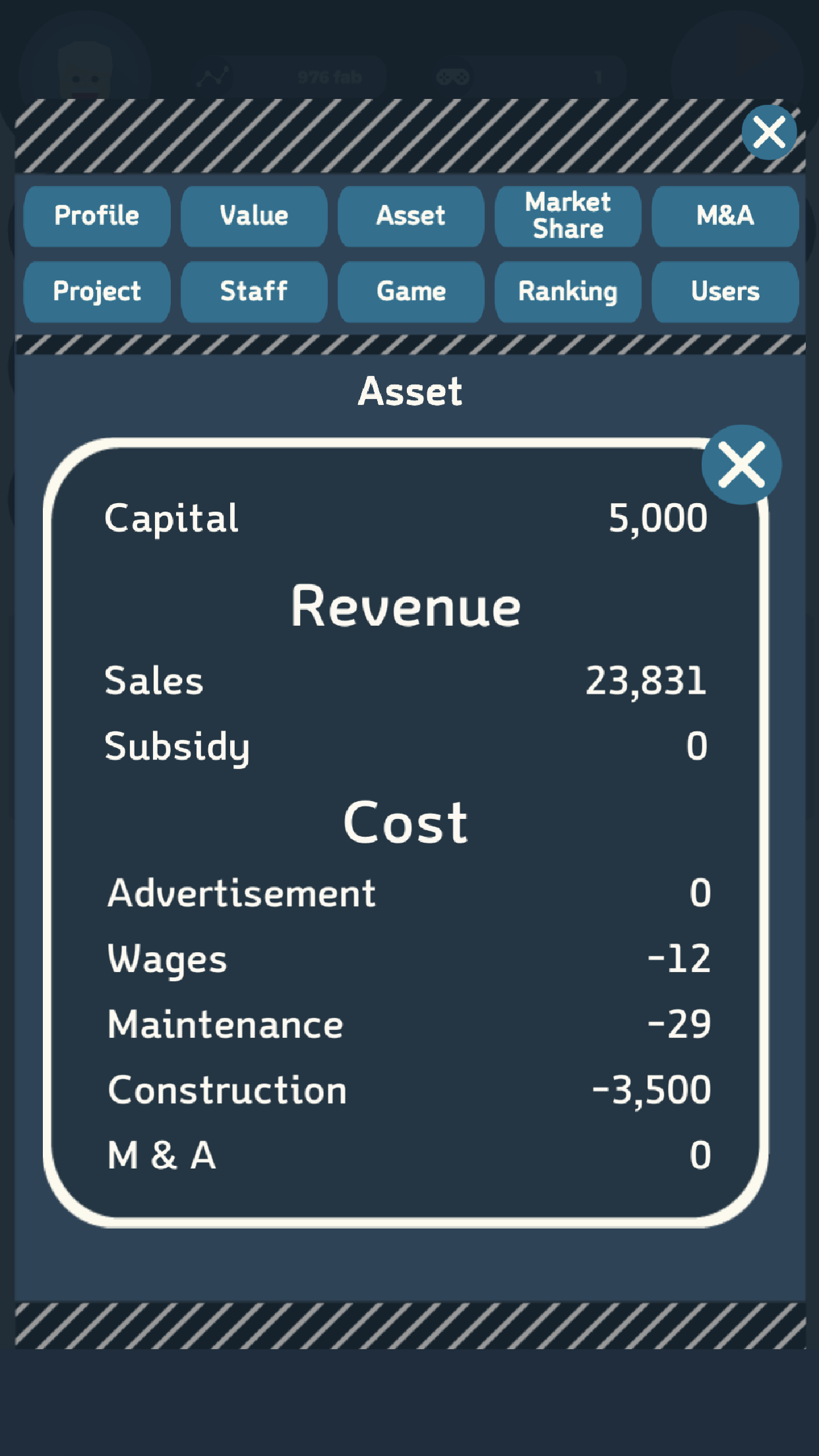 Capitalist : Game Company Game Screenshot