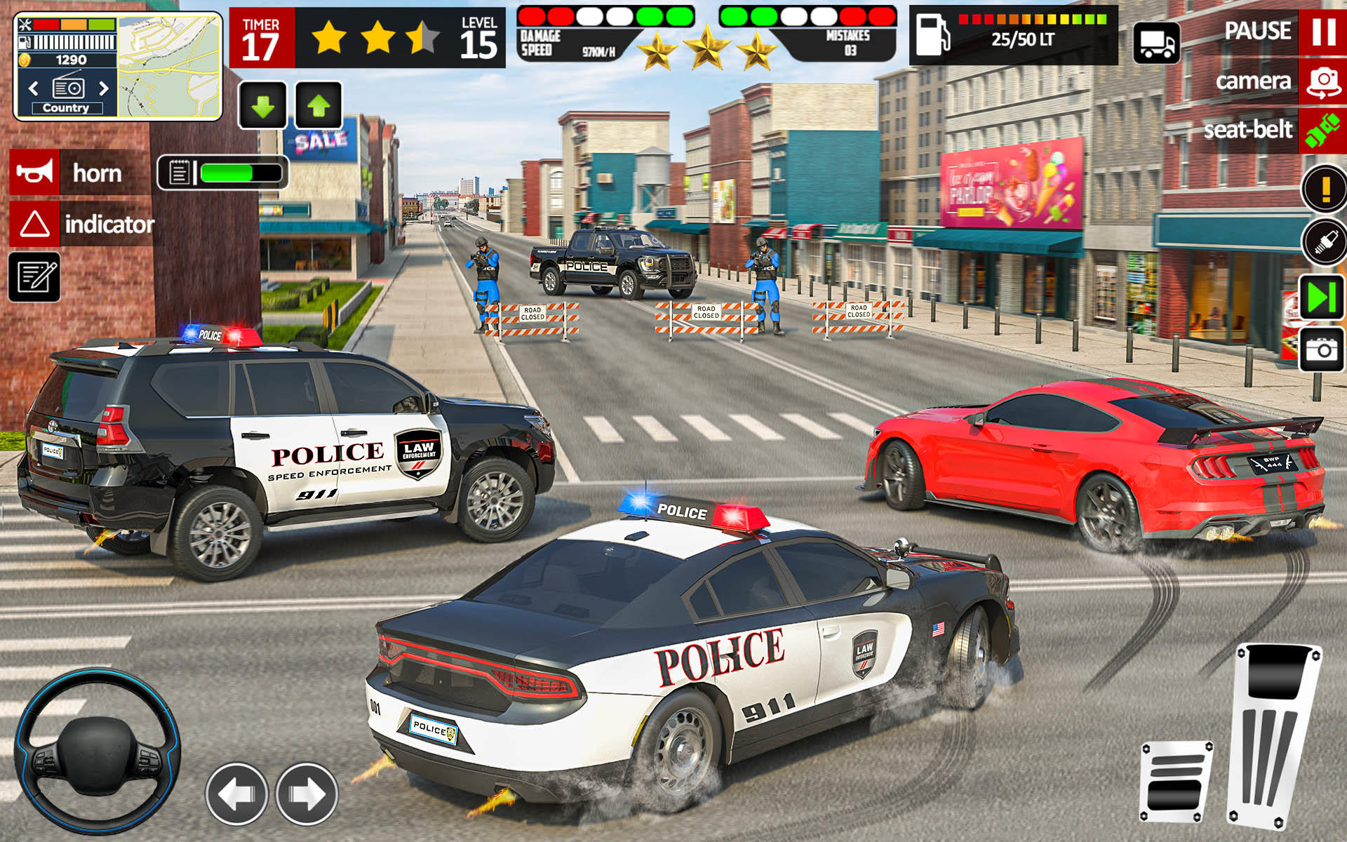 警車警察模擬器遊戲 遊戲截圖