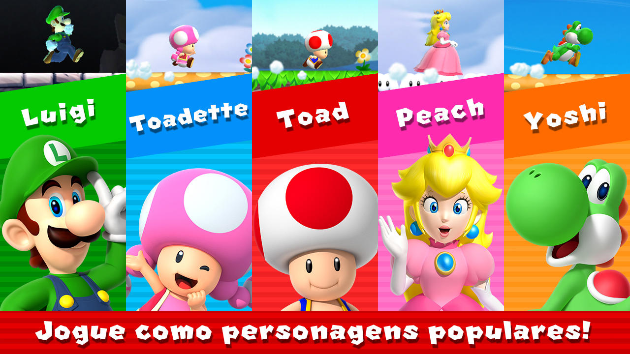 Captura de Tela do Jogo Super Mario Run