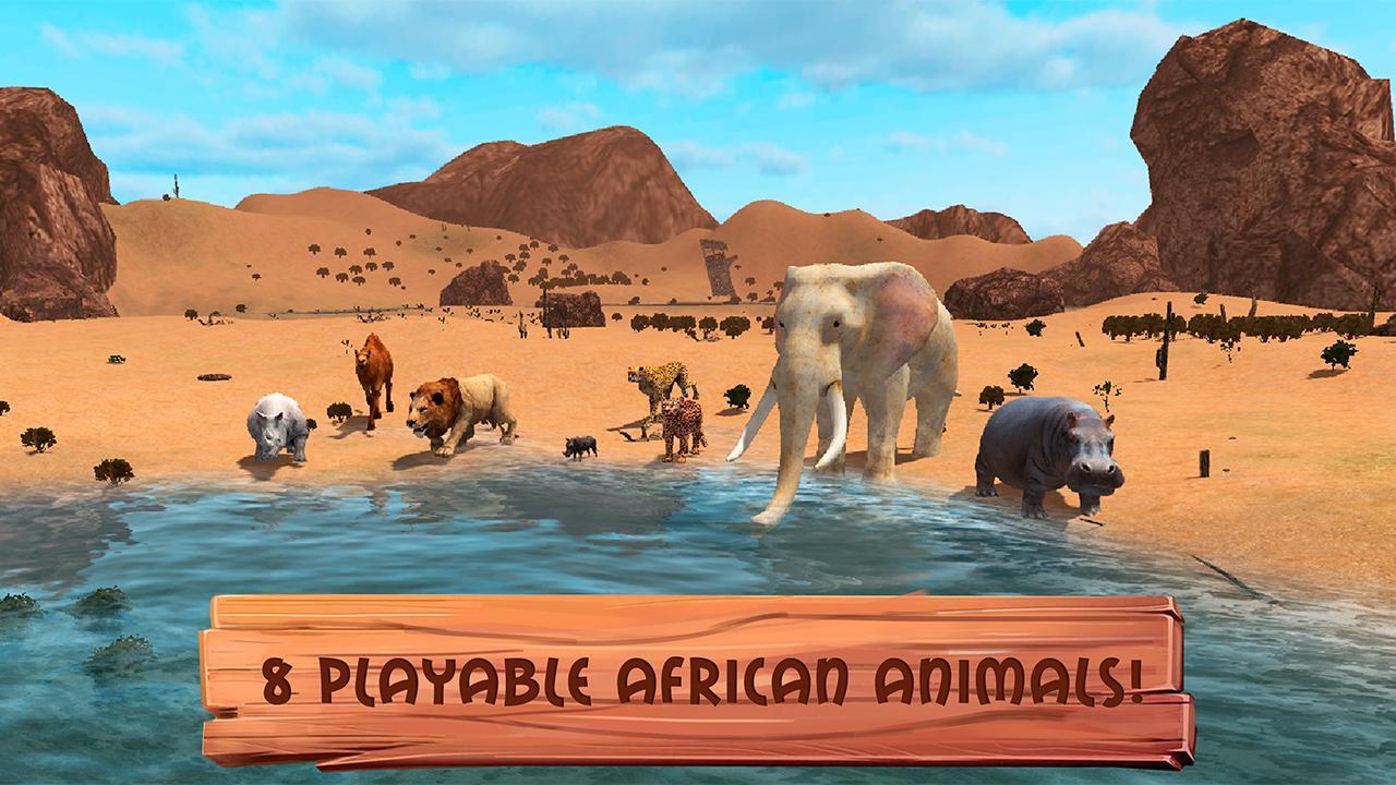 Wild Animals World - Savannah Simulator ภาพหน้าจอเกม