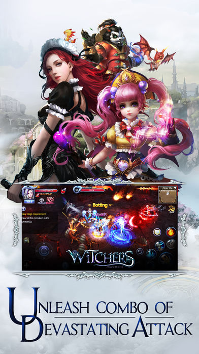 Witchers:Demon hunter ภาพหน้าจอเกม