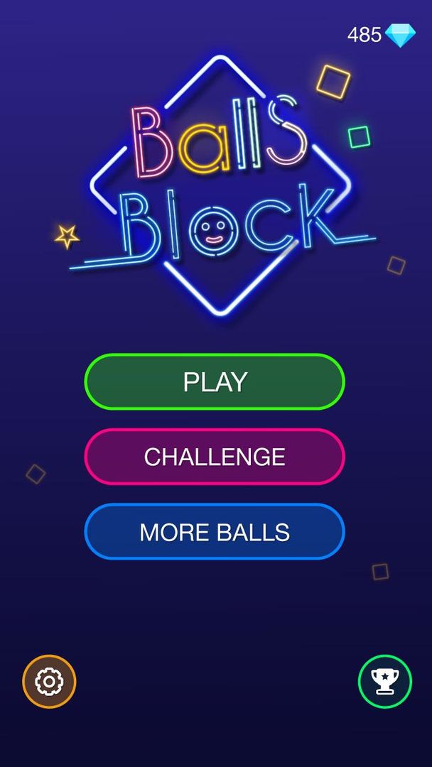 Bricks Breaker - Glow Balls ภาพหน้าจอเกม