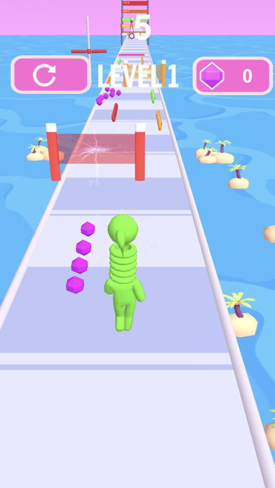 Neck Colorful Run Game Screenshot