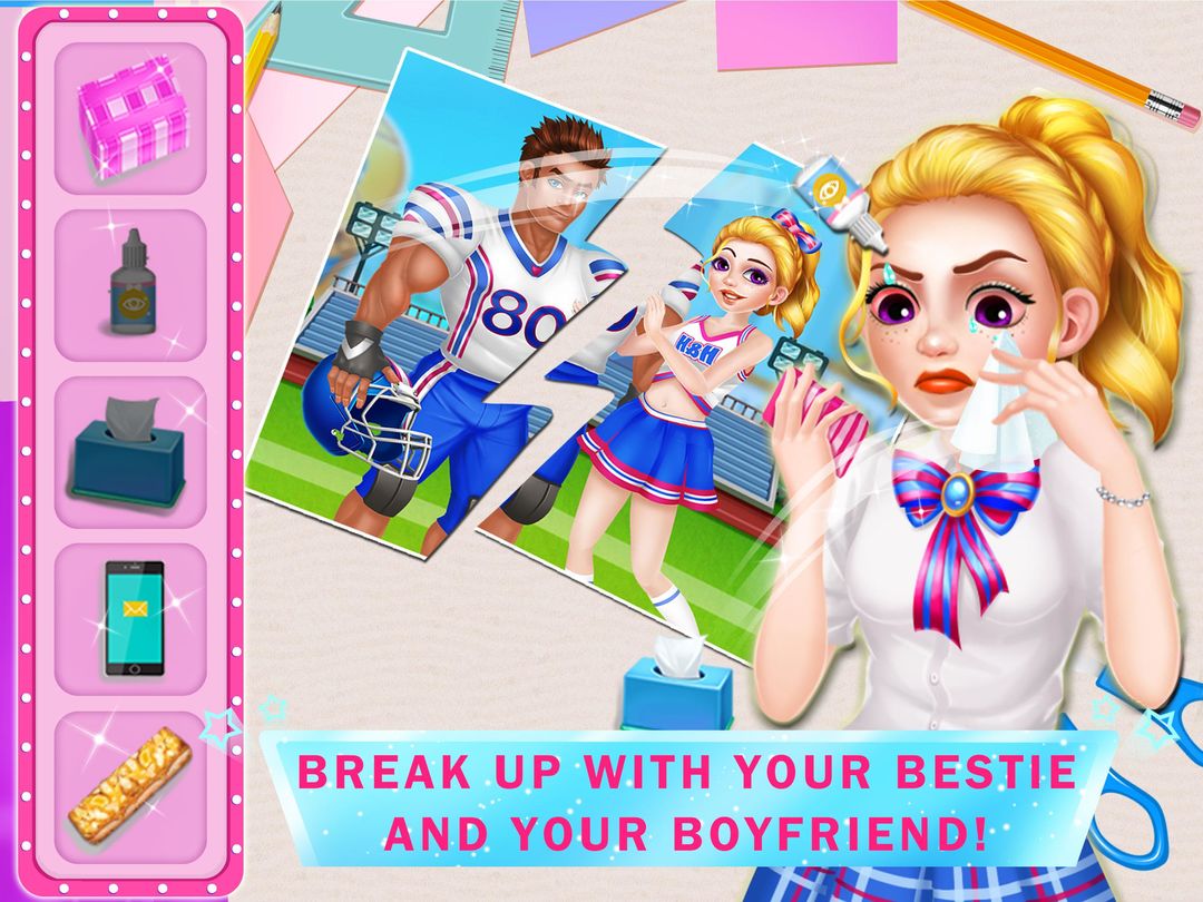 Cheerleaders Revenge 3 - Breakup Girl Story Games 게임 스크린 샷
