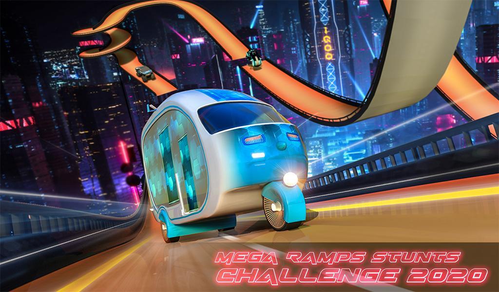 Cuplikan Layar Game Xtreme Car Stunt Race Car Game