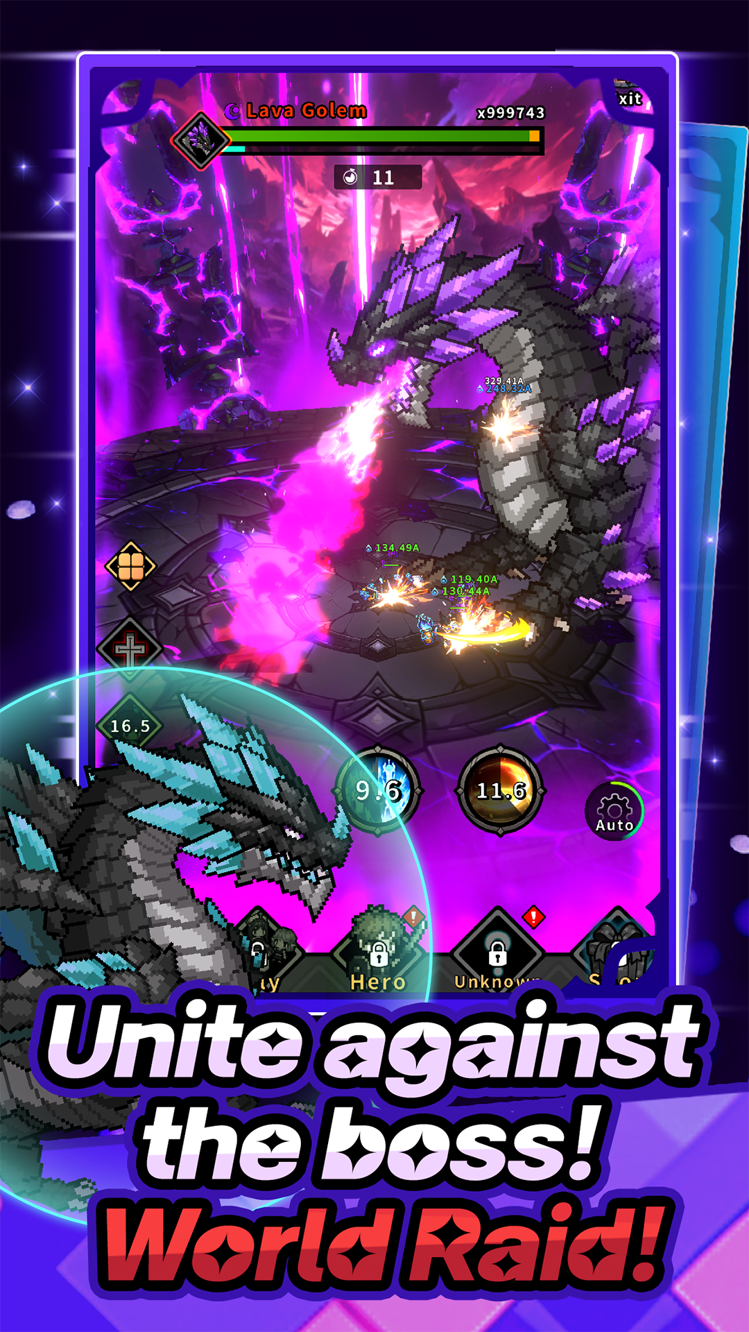Captura de Tela do Jogo Hidden Heroes : AFK Idle RPG