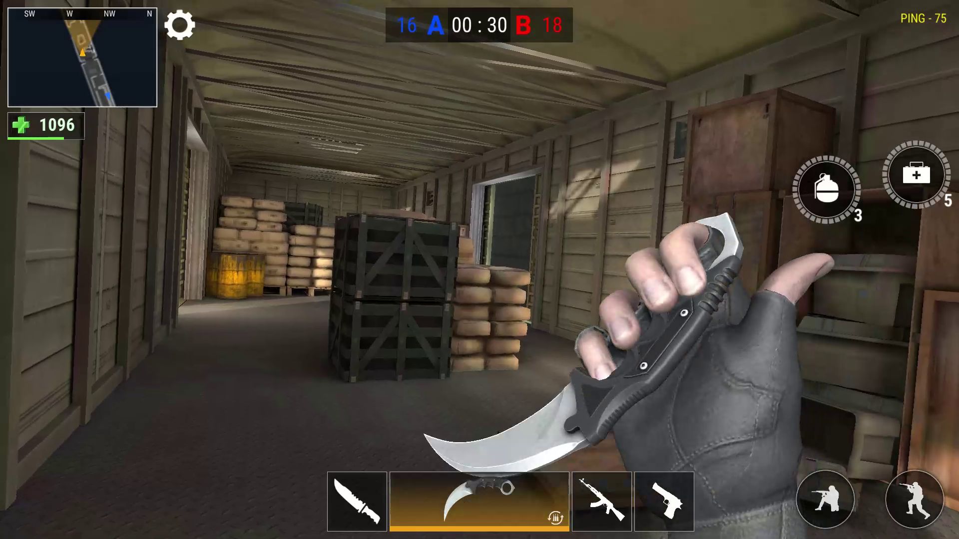 Screenshot of Modern Gun: Shooting War Games