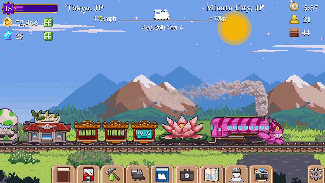 Screenshot of Tiny Rails - Train Tycoon 2024