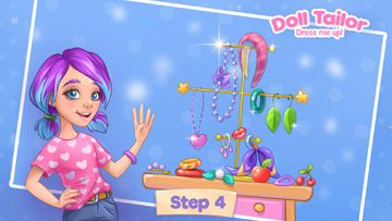 時尚女孩裝扮遊戲。縫紉衣服 遊戲截圖