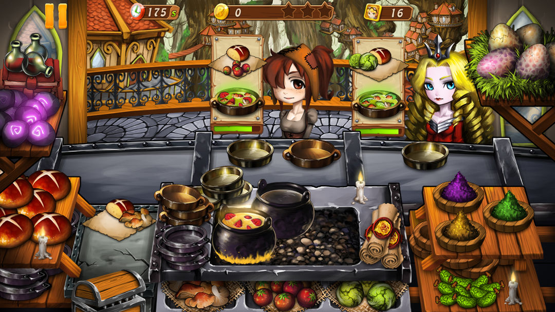 烹饪女巫遊戲截圖
