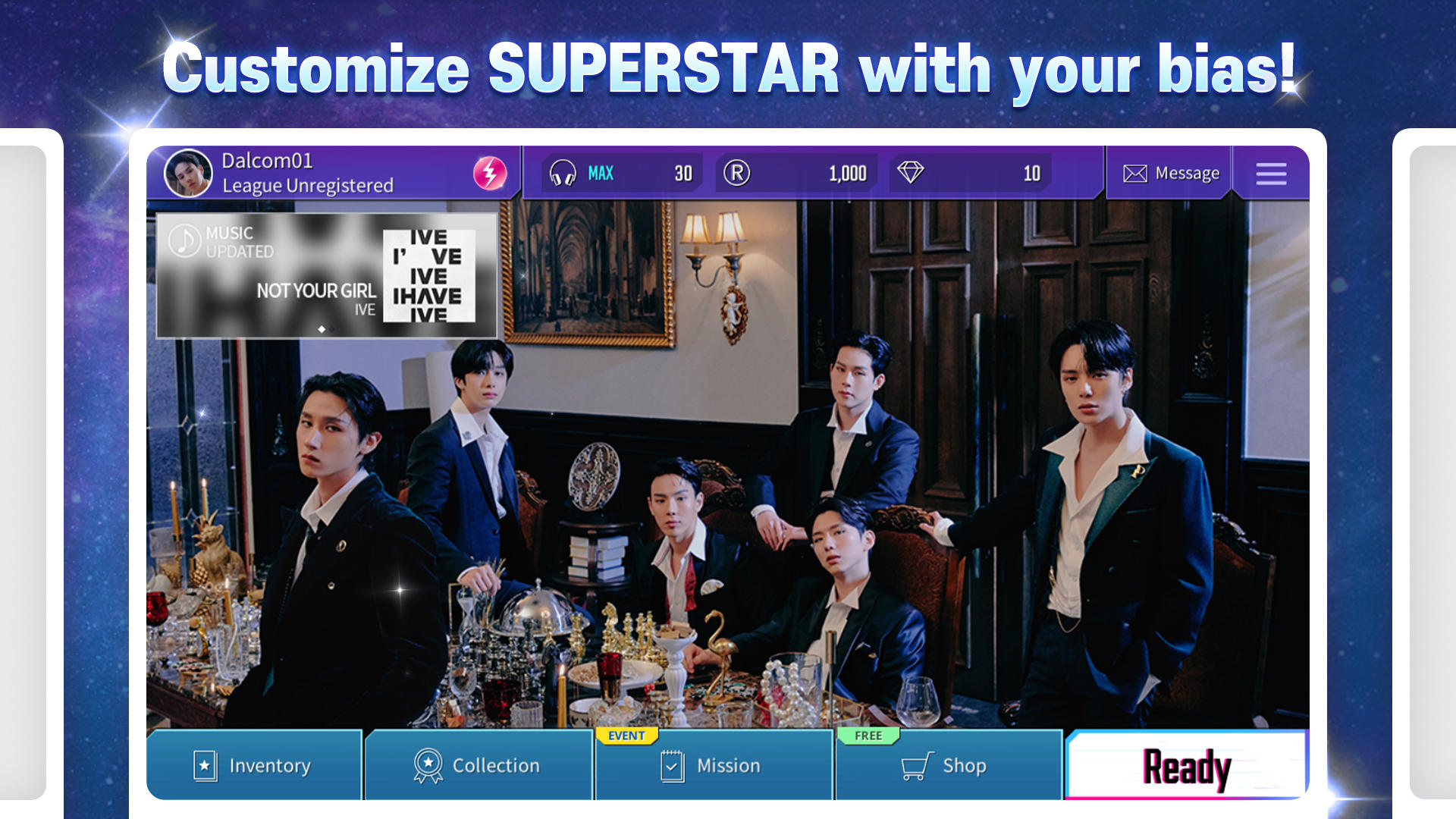 SUPERSTAR STARSHIP Game Screenshot