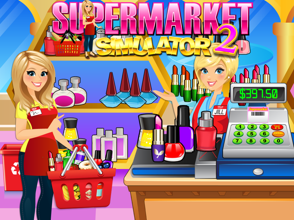 Supermarket Grocery Store Girl Game Screenshot