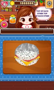 Chef Judy: RiceBurger Maker Game Screenshot