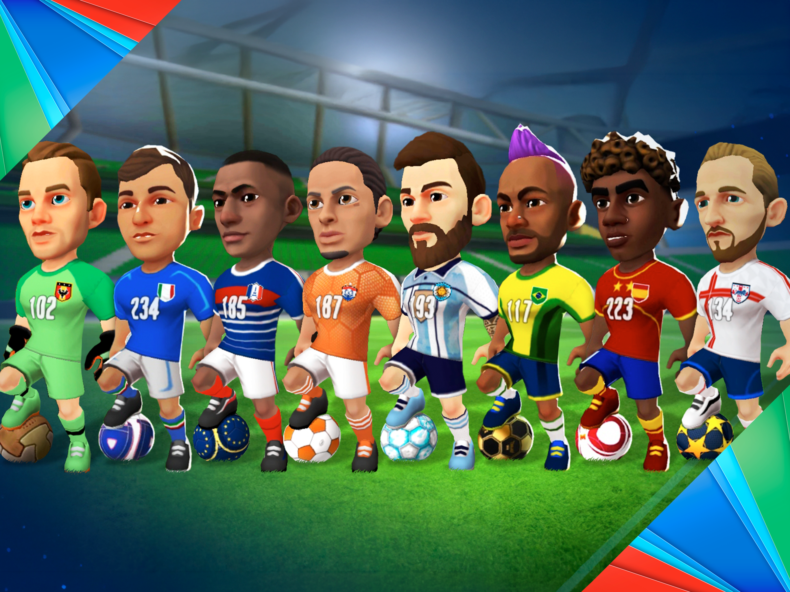 Скриншот игры Mini Football - Soccer Games